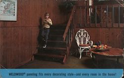 Weldwood Paneling Advertising Postcard Postcard Postcard