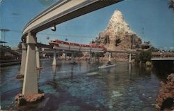 Disneyland's-Alweg Monorail Postcard