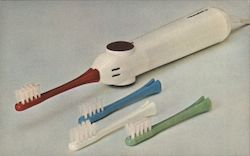 Broxodent Automatic Action Electric Toothbrush Postcard