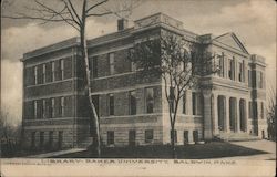 Library, Baker University Postcard