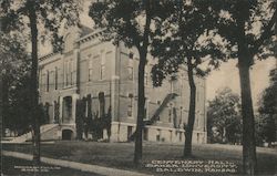 Centenary Hall Baker University Postcard