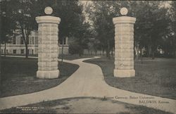 Roman Gateway, Baker University Baldwin, KS Postcard Postcard Postcard