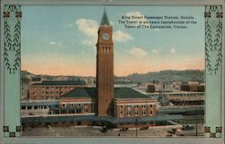 King Street Passenger Station Seattle, WA Postcard Postcard Postcard