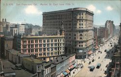 Market St. East from Fifth St. San Francisco, CA Postcard Postcard Postcard