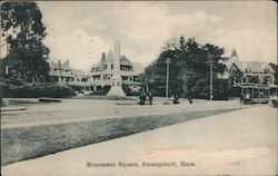 Monument Square Swampscott, MA Postcard Postcard Postcard