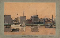 Chicago as Seen from the Harbor Postcard