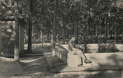 The Swimming Pool at Hazelden, Geo. Ade's Country Home. Postcard