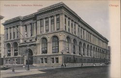 Public Library Chicago, IL Postcard Postcard Postcard