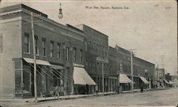 West Side Square Spencer, IN Postcard Postcard Postcard