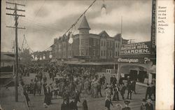 Easter crowd on the Boardwalk Atlantic City, NJ Postcard Postcard Postcard