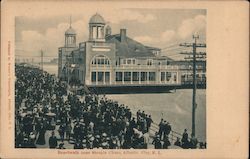 Boardwalk near Steeple Chase Atlantic City, NJ Postcard Postcard Postcard