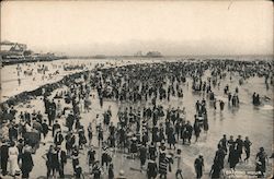 Bathing Hour Atlantic City, NJ Postcard Postcard Postcard