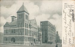 US Post Office Cedar Rapids, IA Postcard Postcard Postcard