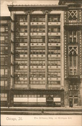 The Millinery Bldg. on Michigan Ave. Postcard