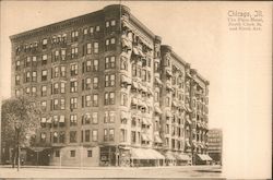 The Plaza Hotel, North Clark St. and North Ave. Postcard