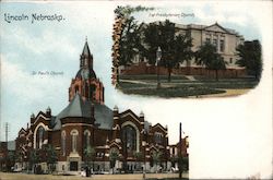 Churches Postcard