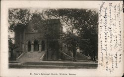 St. John's Episcopal Church Wichita, KS Postcard Postcard Postcard