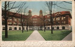 Courtyard of the New Engineering Building, University of Michigan Ann Arbor, MI Postcard Postcard Postcard