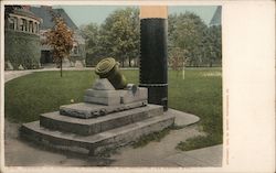 Memorial to University of Michigan Men Who Fought in Spanish War Postcard