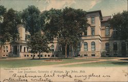 Law Department, University of Michigan Postcard