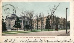 Old and New Medical Buildings, University of Michigan Postcard