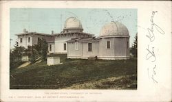 The Observatory, University of Michigan Postcard