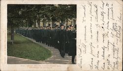 Senior Parade, Commencement Day, University of Michigan Postcard