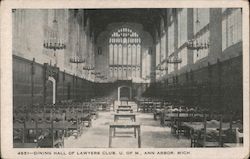 Dining Hall of Lawyers Club, University of Michigan Ann Arbor, MI Postcard Postcard Postcard