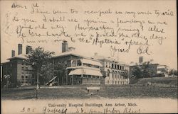 University Hospital Buildings Ann Arbor, MI Postcard Postcard Postcard