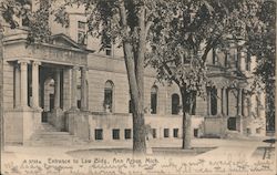 Entrance to Law Building Ann Arbor, MI Postcard Postcard Postcard