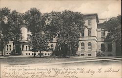 Law Department, University of Michigan Postcard