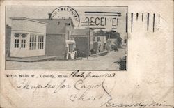 North Main Street, Grandy, Minn Minnesota Postcard Postcard Postcard