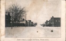 Main Street, Good Thunder, MN Postcard