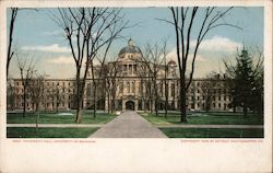 University Hall, University of Michigan Postcard