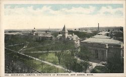 Birds-Eye View of University of Michigan Ann Arbor, MI Postcard Postcard Postcard