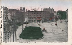 View of Clinton Square Postcard