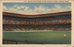 Navin Field, Home of the Detroit Tigers Postcard