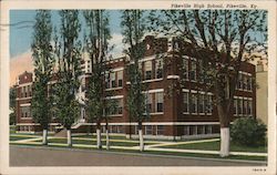 Pikeville High School Kentucky Postcard Postcard Postcard