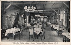 The Log Cabin Dining Room, Cochran House Postcard