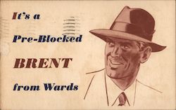 It's a Pre-Blocked Brent from Montgomery Ward Advertising Postcard Postcard Postcard