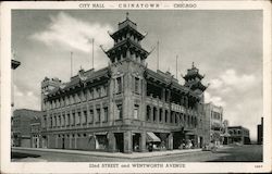 City Hall - Chinatown Postcard