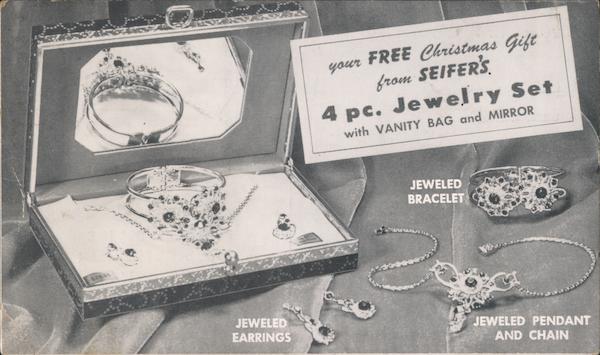 Seifer's Jewlery Store Hammond, IN Advertising Postcard