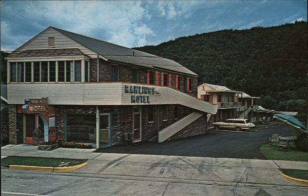 Rawlings Motel Gatlinburg, TN Gene Aiken Postcard