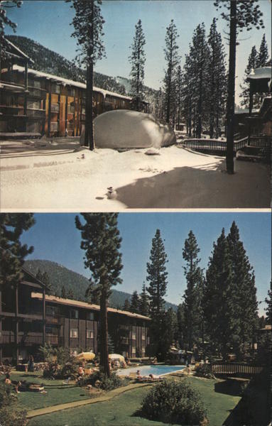 Forest Inn South Lake Tahoe, CA Postcard