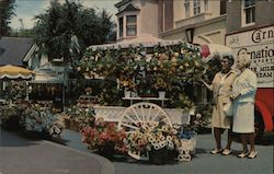 Flower Mart - Disneyland Postcard