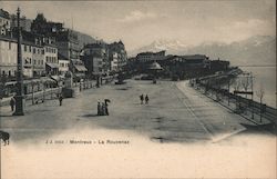 Montreux - La Rouvenaz Switzerland Postcard Postcard Postcard