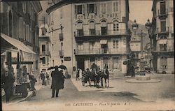 Cauterets - Place St. Martin France Postcard Postcard Postcard