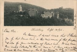 Heidelberg Germany Postcard Postcard Postcard