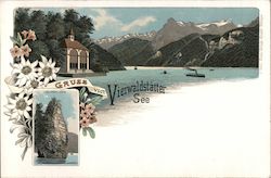 Greetings from Lake Lucerne Postcard