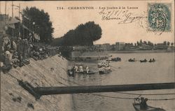 Charenton - Les Joutes à la Lance France Postcard Postcard Postcard